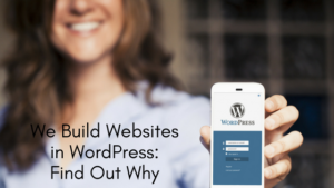 Lady Holding WordPress Screen